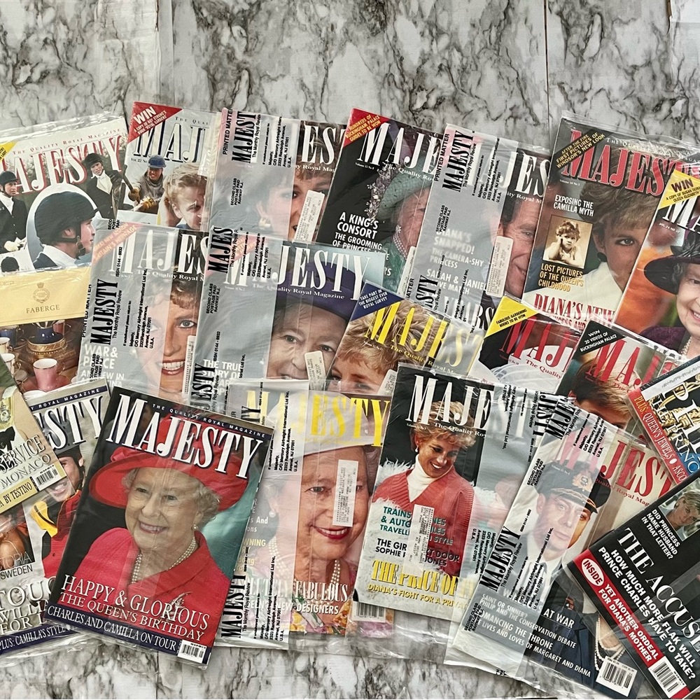 Lot of 20 Majesty, The Quality Royal Magazine, Queen, William, Harry and More